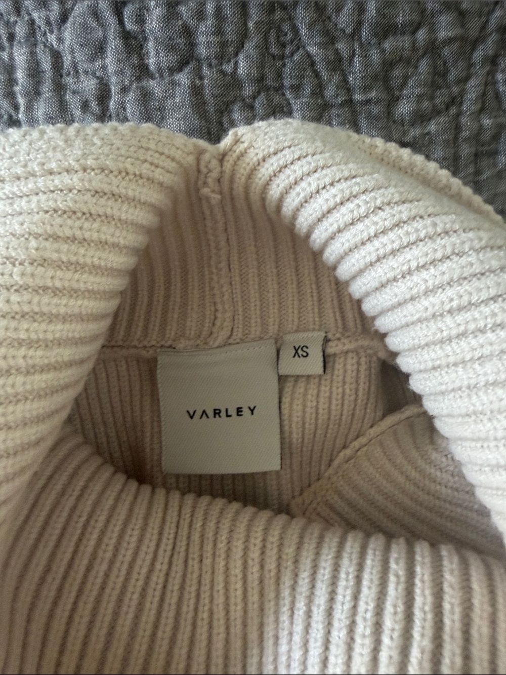 Varley Hamish Roll-Neck Stitch Knit Sweater - Picture 11 of 12